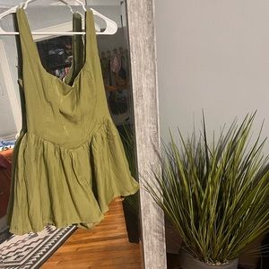 Lime green summer romper!